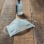 Mask and hand sanitizer